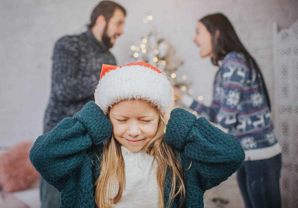 parents fighting during christmas season