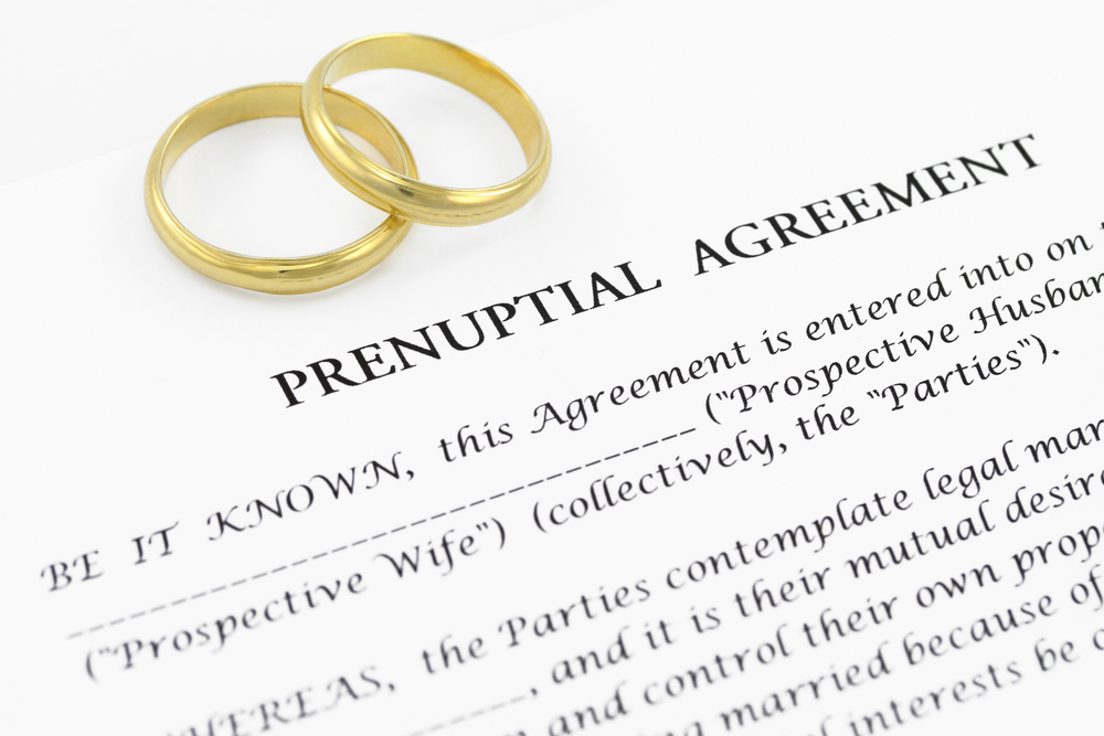 prenuptial agreement 